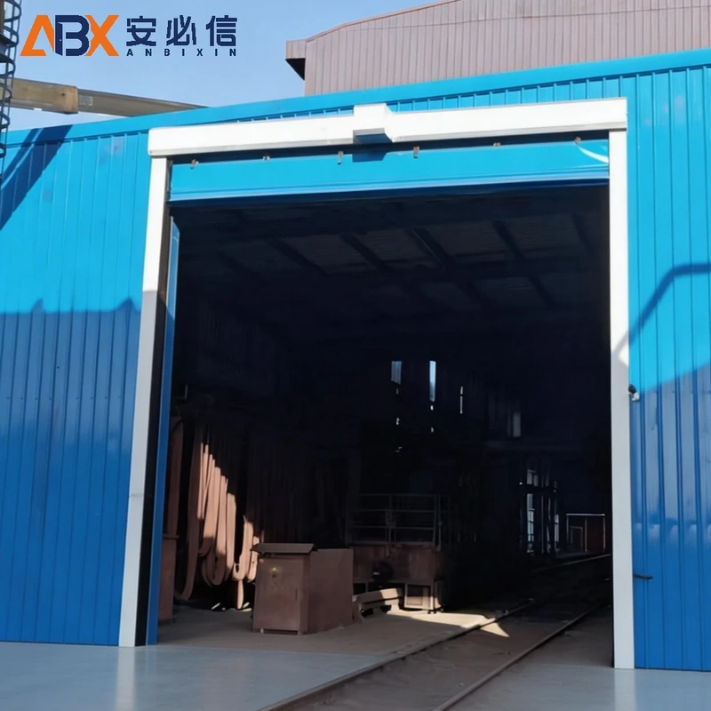 包头PVC堆积门
